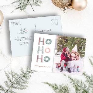 Postal Feliz Natal Cartão de Natal Ho Ho Ho