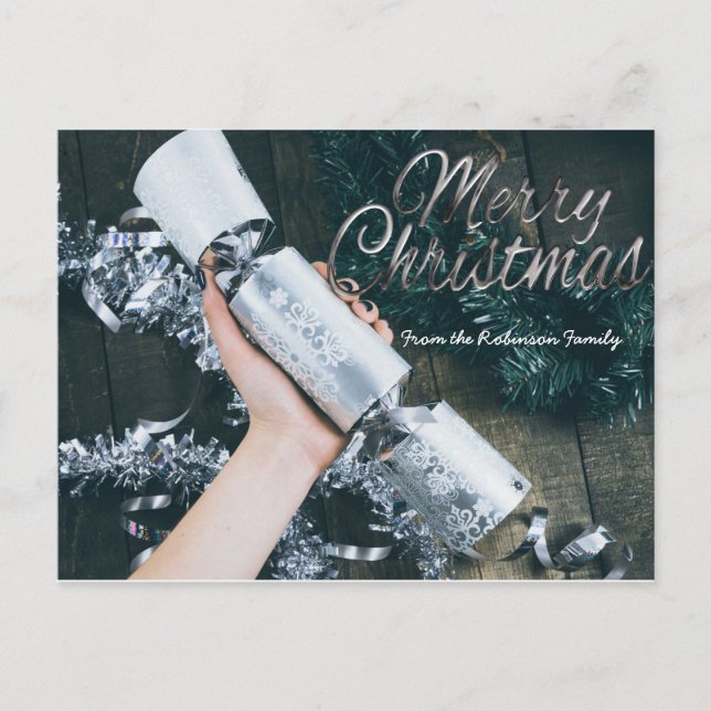 Postal Feliz Natal Cartão Personalizado para Vizinhos (Frente)