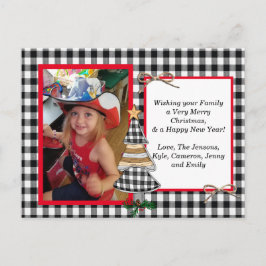 Postal Foto da família + Cartão de recebimento Cartão de 