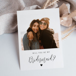 Postal foto será meu cartão de dama de honra