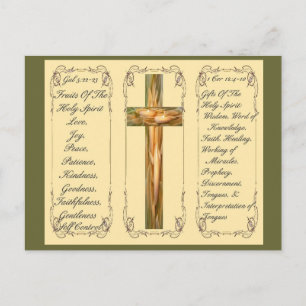 Postal Frutas E Presentes Do Cartão De Posto Espírito San