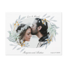 Gentle Botanics | Cartão de Foto de Agradecimento