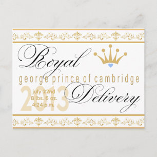 Postal George Prince of Cambridge Souvenir Cartão de Pos