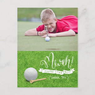 Postal Golfe Crie seu próprio cartão de agradecimento