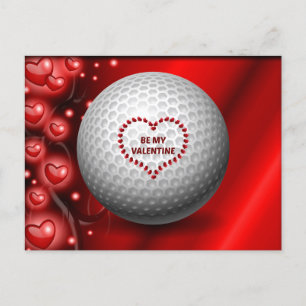 Postal Golfer - Seja meu cartão de Namorados