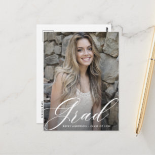 Postal graduação de texto de script salvar o cartão posta