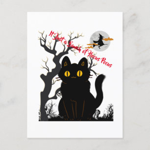 Postal Halloween só um monte de cartão de ponto
