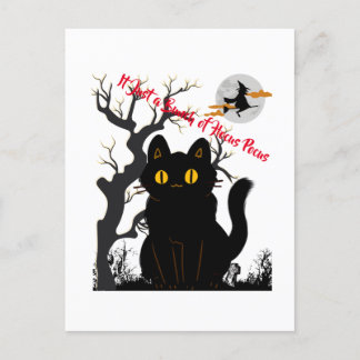 Postal Halloween só um monte de cartão de ponto