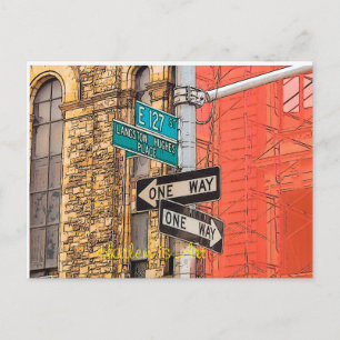 Postal Harlem é um cartão de posto de Arte