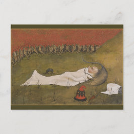Postal Hugo Simberg Tomtekungen sover CC0428 Cartão posta