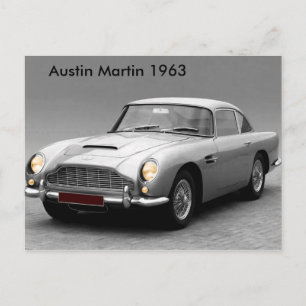 Postal Imagem clássica do carro para o cartão