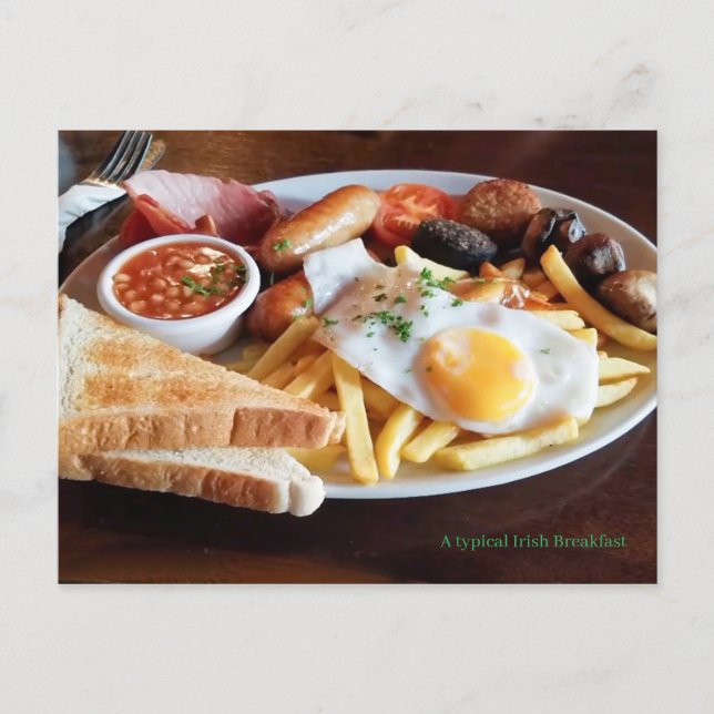 Postal Imagem irlandesa para o cartão (Frente)