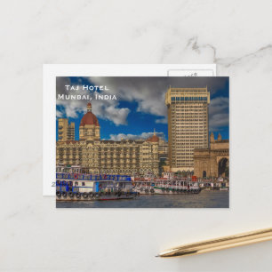 Postal Índia Turismo de Viagem Vintage Adicionar Cartão P