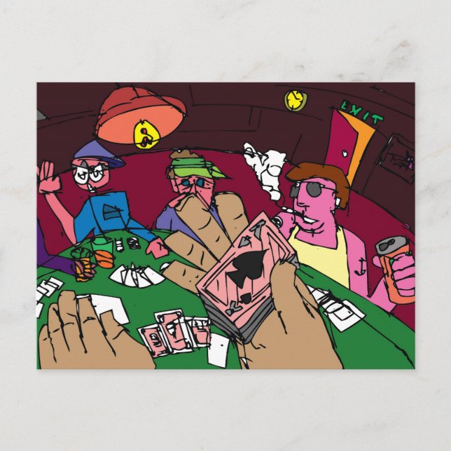 Postal Jogo de Cartão (Frente)