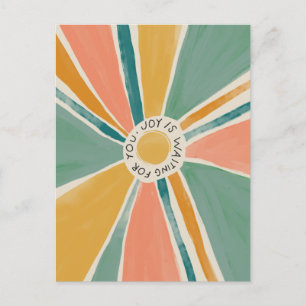 Postal Joy está esperando por você - cartão de posto insp