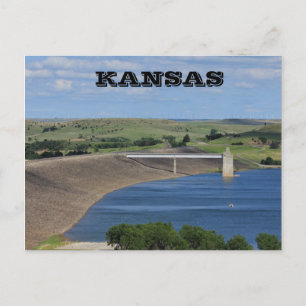 Postal Kansas Wilson Lake South de Lucas Ks Cartão de Po
