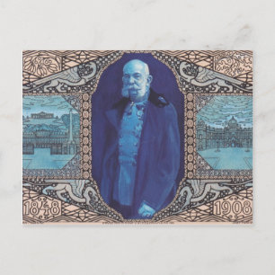 Postal Koloman Moser - Design para o cartão de aniversári