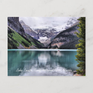 Postal Lago Louise Banff Parque Nacional Alberta Cartão 