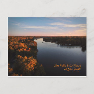 Postal Lago Royale Sunset - Cartão de Posto