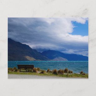 Postal Lago Wakatipu, Queenstown, Nova Zelândia - Cartão 