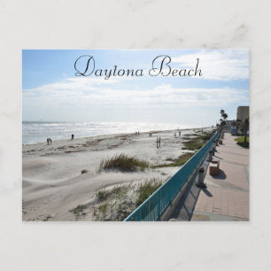 Postal Lembrança do cartão da fotografia de Daytona Bea
