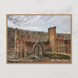 Postal Lithia Primavera Sweet water Georgia EUA Cartão po