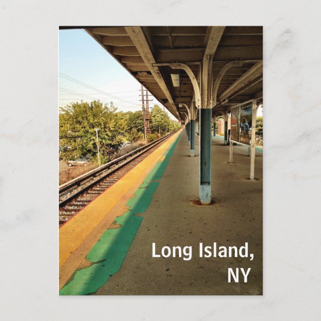 Postal Long Island, Cartão de Posto de Nova Iorque (Frente)