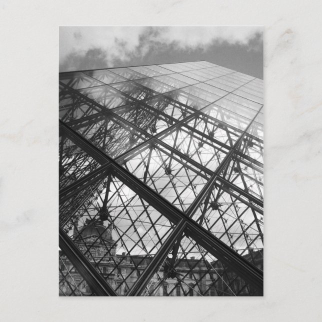 Postal Louvre!! Cartão (Frente)