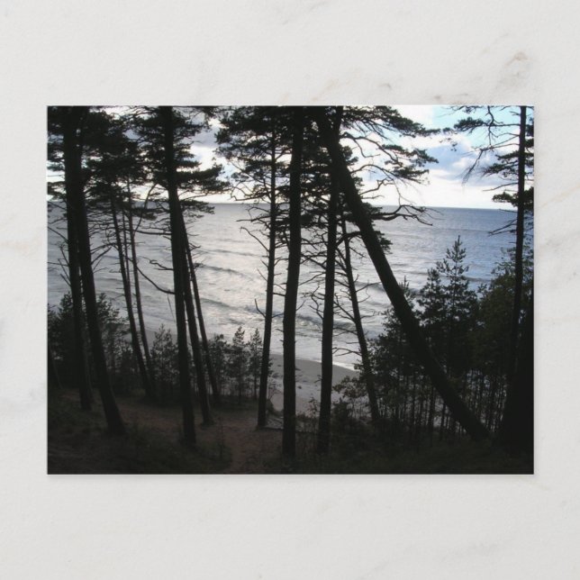 Postal Mar Báltico — Costa de Klaipeda Lituânia Cartão po (Frente)