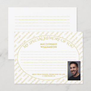 Postal MEMÓRIA ESPECIAL DE COMPARTILHAMENTO DA SUA Cartão