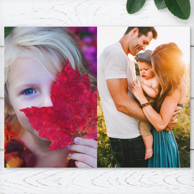 Postal Modelo de Impressão de Borda de Foto do Cartão Pos (Criador carregado)