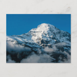 Postal Montanhas Jungfrau cobertas de neve - Cartão posta