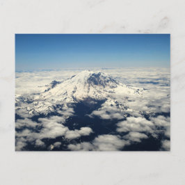 Postal Monte Rainier, Washington, Vista aérea, Cartão pos