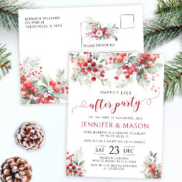 Postal Morangos felizes para sempre depois do cartão post