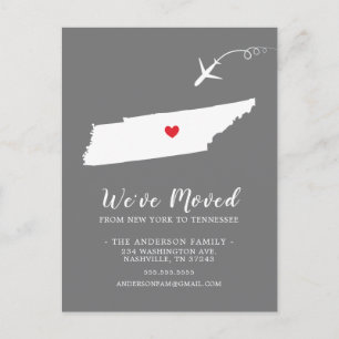 Postal Movendo o estado de lançamento do cartão de Post