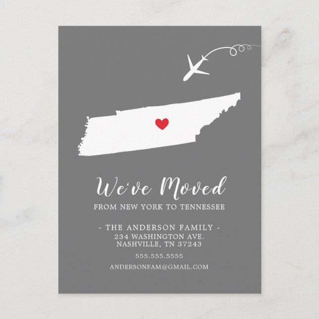 Postal Movendo o estado de lançamento do cartão de Posto  (Frente)