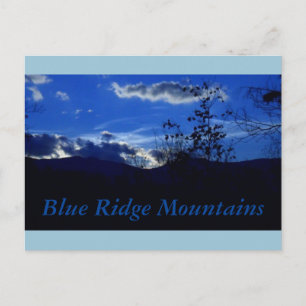 Postal Muito cartão de Blue Ridge Mountains