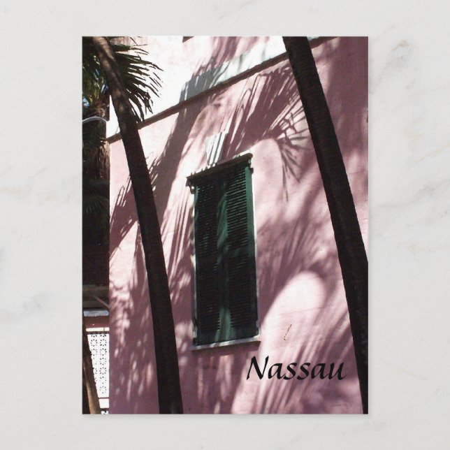 Postal Nassau, Cartão de Posto Bahamas (Frente)