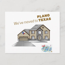 Postal Nós temos movimentos ao cartão de Plano Texas