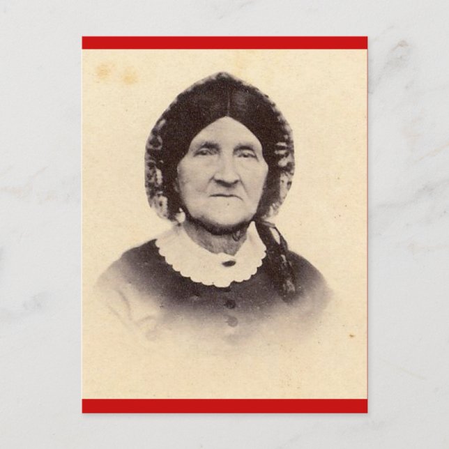 Postal O Cartão da Mulher Velha (Frente)