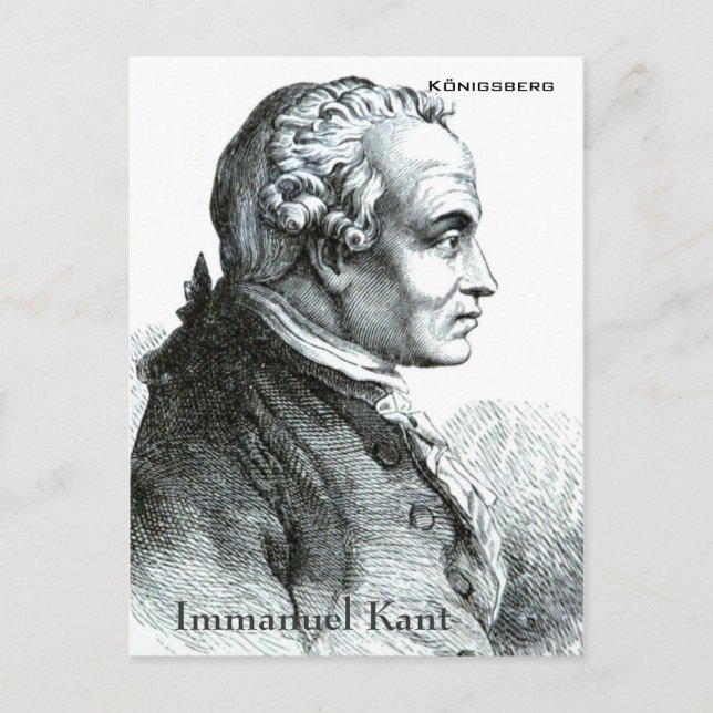 Postal O cartão de Königsberg (Frente)
