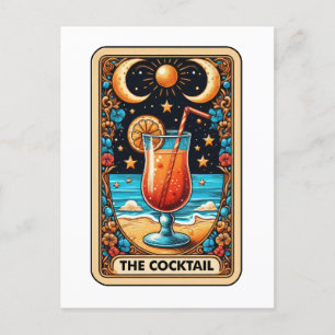 Postal O Cartão Tarot Cocktail
