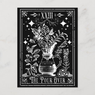 Postal O Cartão Tarot de Café Pour Over