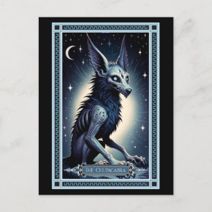 Postal O Cartão Tarot do Chupacabra