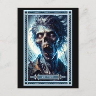 Postal O Cartão Zombie Tarot