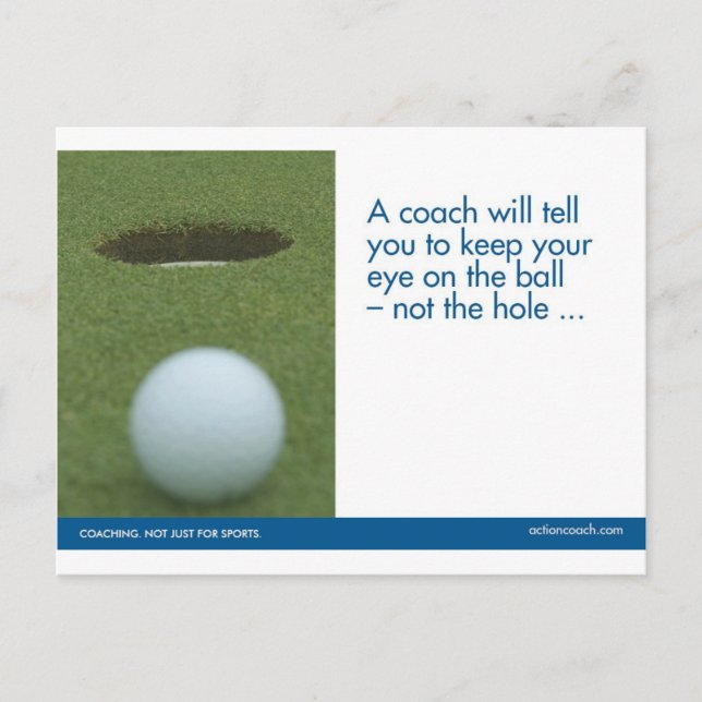 Postal O golfe ostenta o cartão (Frente)