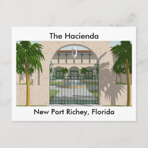 Postal O Hotel Hacienda: New Port Richey FL: Cartão Posta