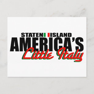 Postal O pequeno cartão de Posto italiano dos Estados Uni