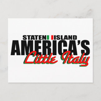 Postal O pequeno cartão de Posto italiano dos Estados Uni