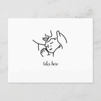 Postal Obrigado mãe cartão personalizado